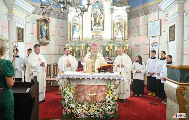 Proštenje sv. Roka i blagoslov novog oltara u Čehovcu